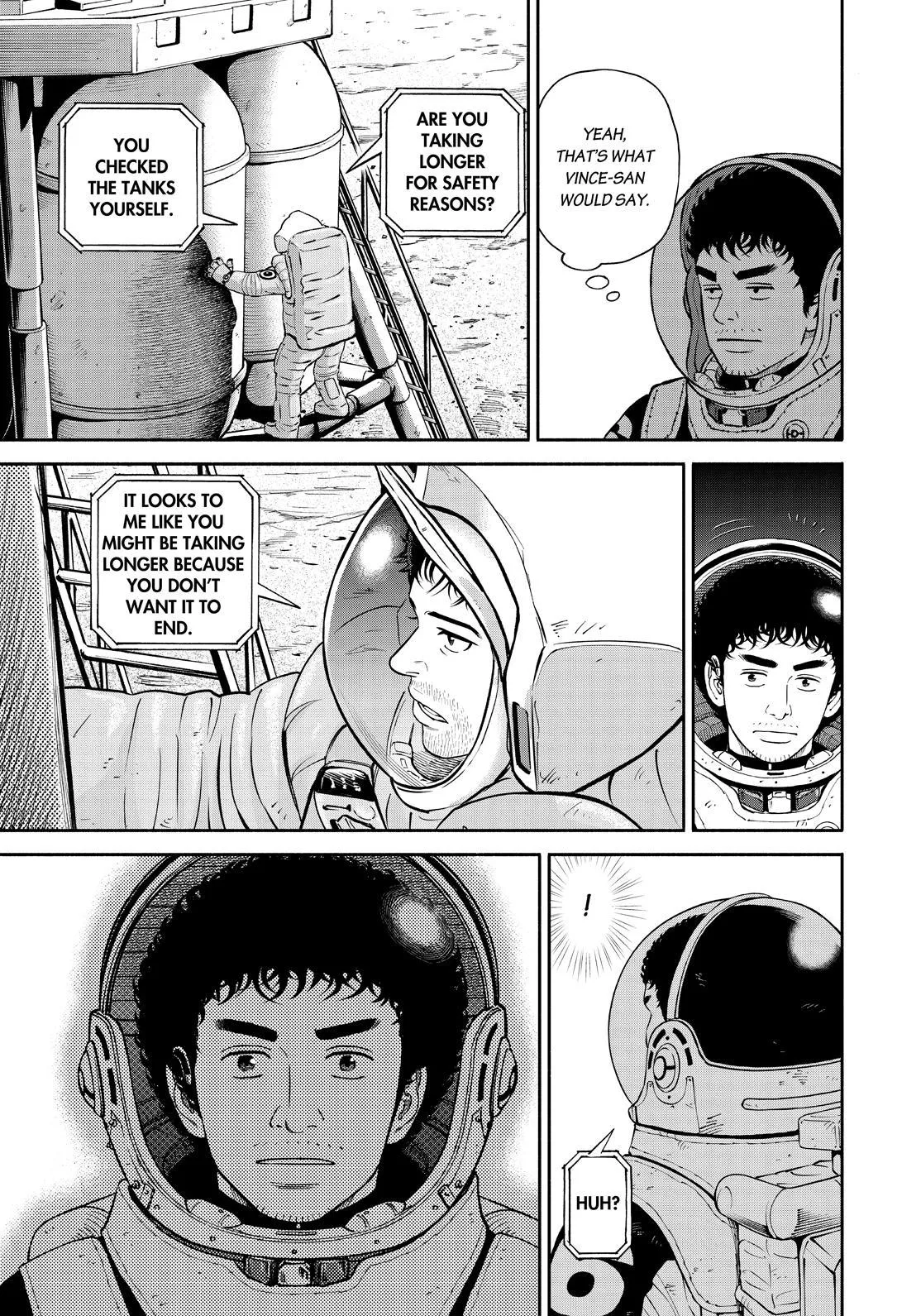 Uchuu Kyoudai Chapter 389 page 15 - 