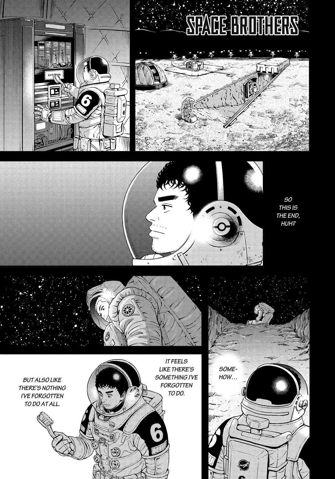 Uchuu Kyoudai Chapter 390 page 1 - 