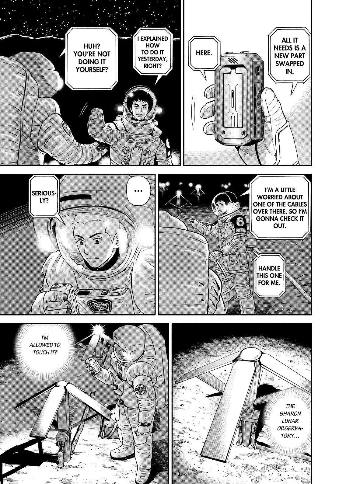 Uchuu Kyoudai Chapter 390 page 13 - 