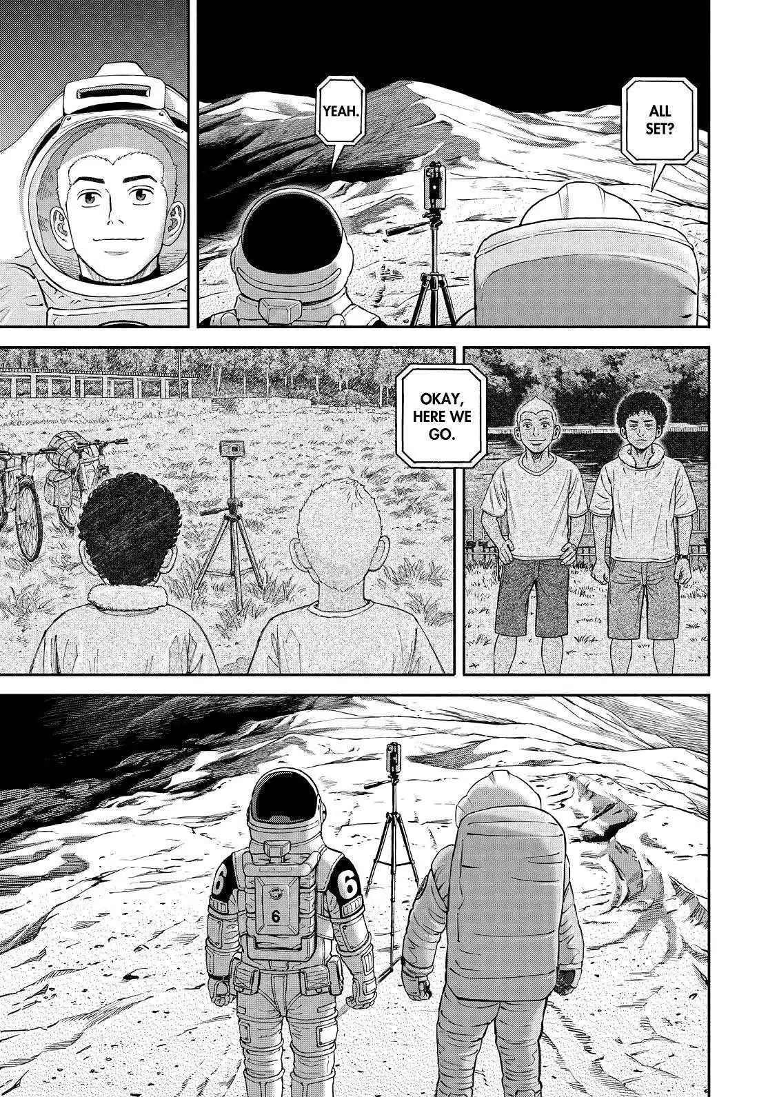 Uchuu Kyoudai Chapter 390 page 21 - 