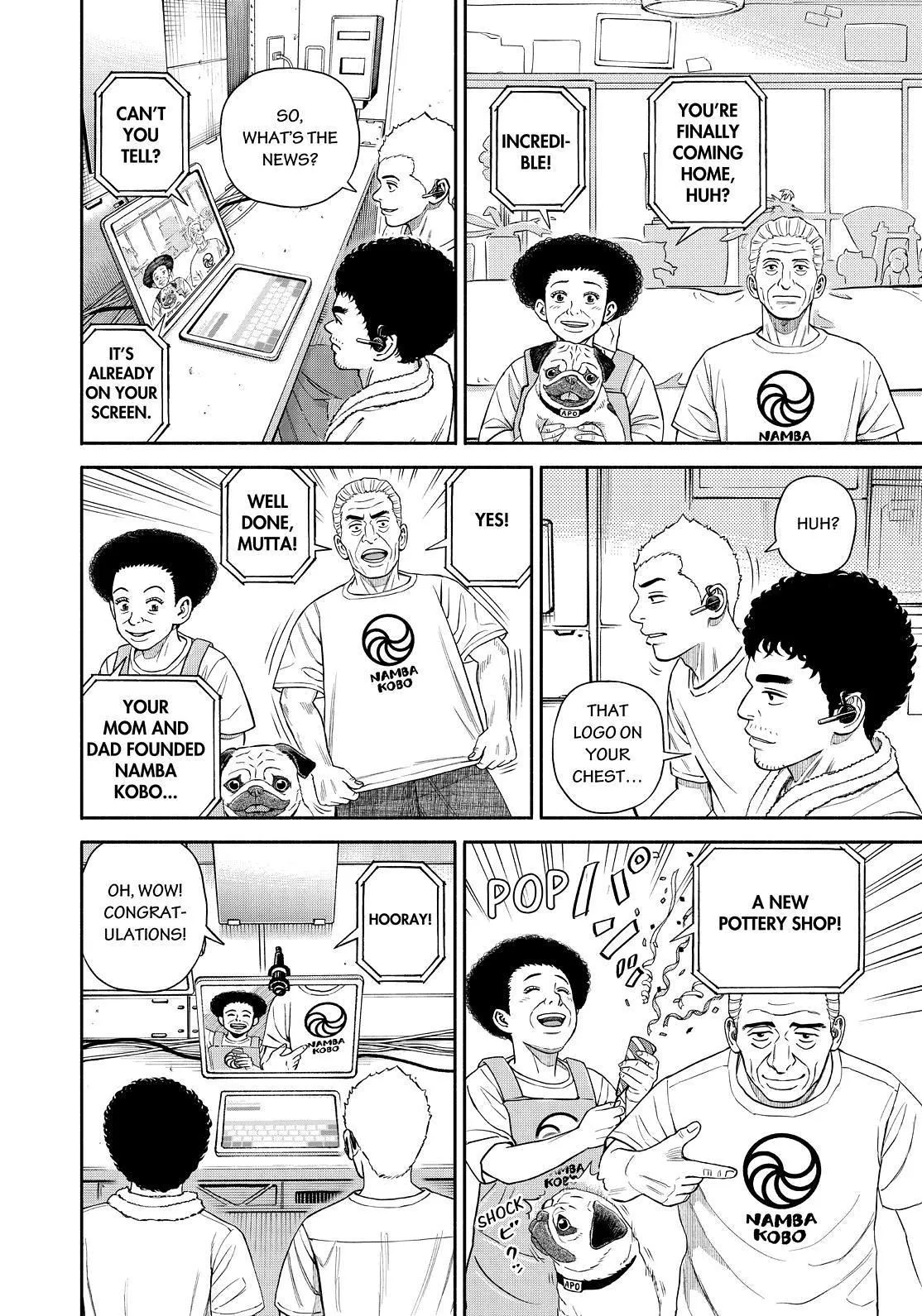 Uchuu Kyoudai Chapter 391 page 18 - 