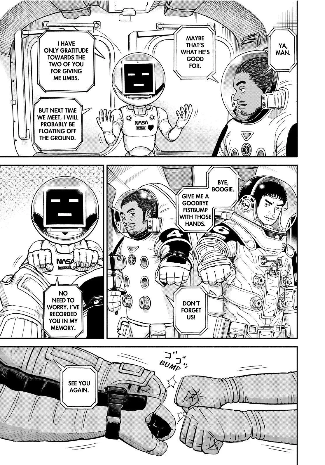 Uchuu Kyoudai Chapter 392 page 17 - 