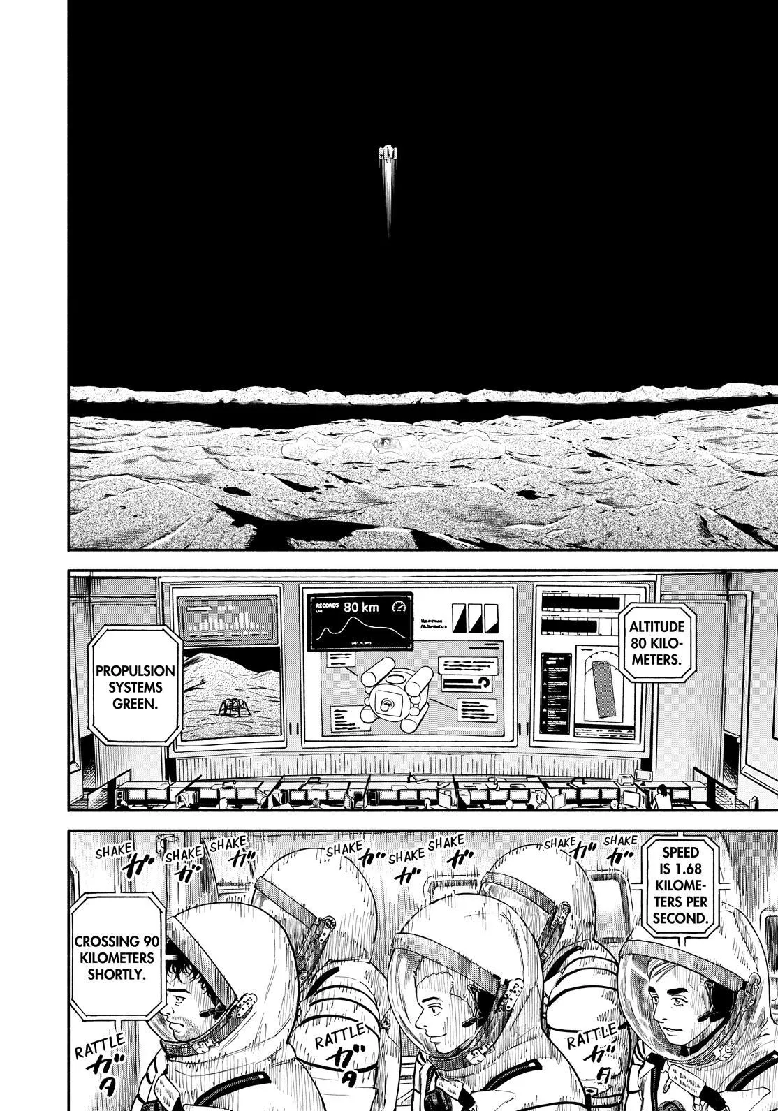 Uchuu Kyoudai Chapter 393 page 14 - 