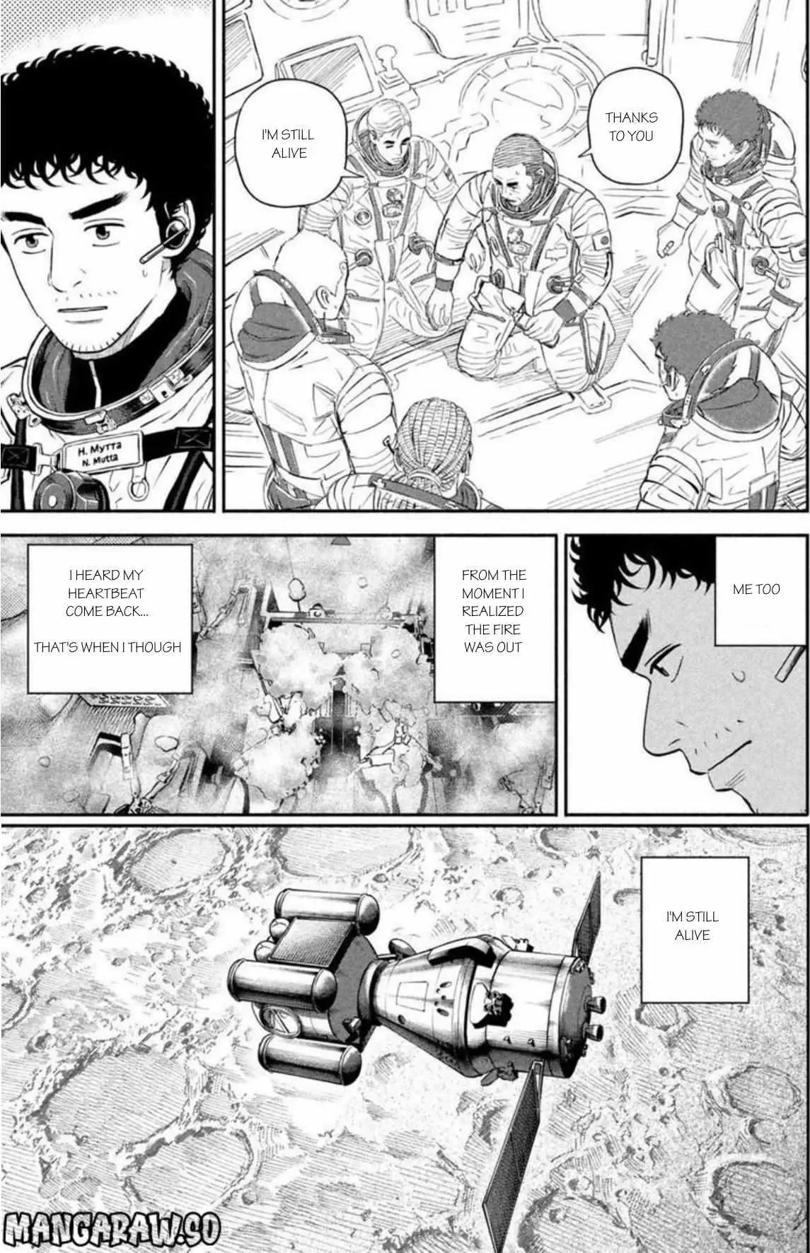 Uchuu Kyoudai Chapter 396 page 18 - 