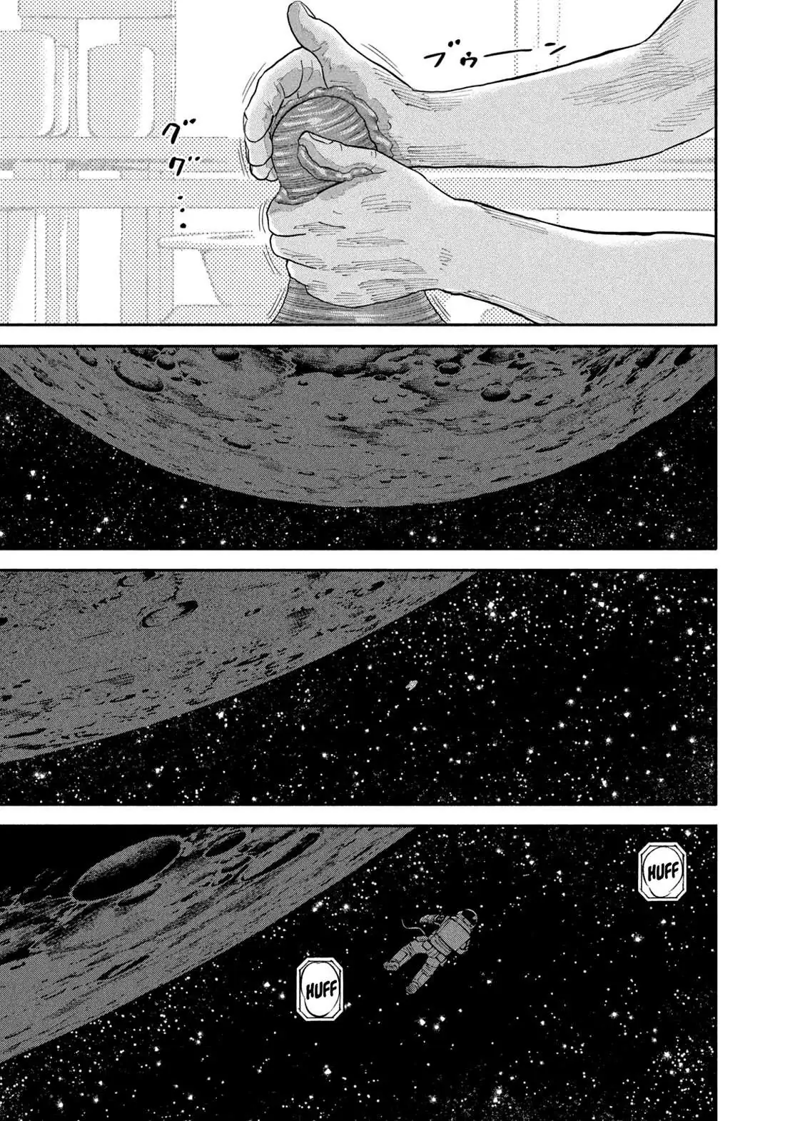 Uchuu Kyoudai Chapter 411 page 13 - 