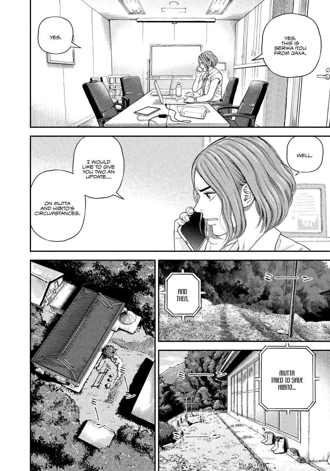 Uchuu Kyoudai Chapter 411 page 8 - 