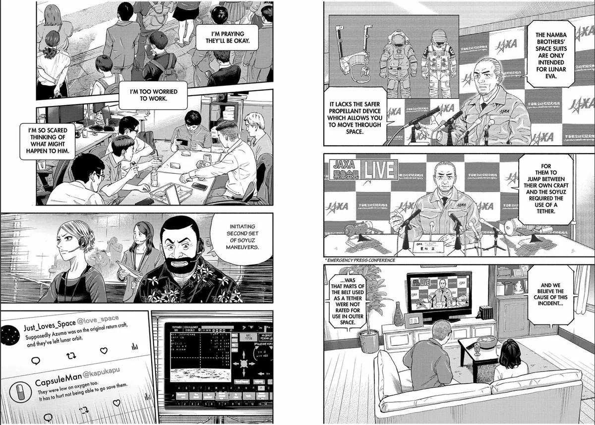 Uchuu Kyoudai Chapter 412 page 8 - 
