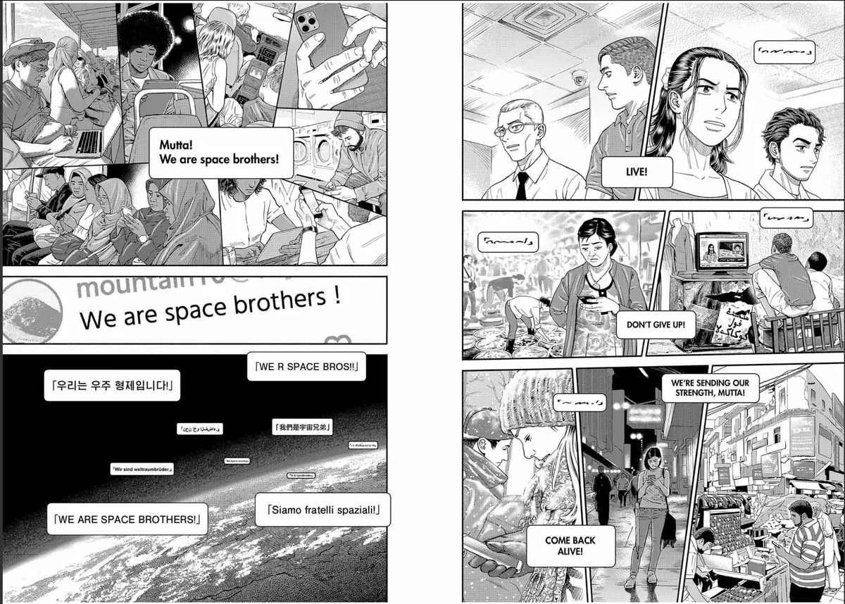 Uchuu Kyoudai Chapter 412 page 10 - 