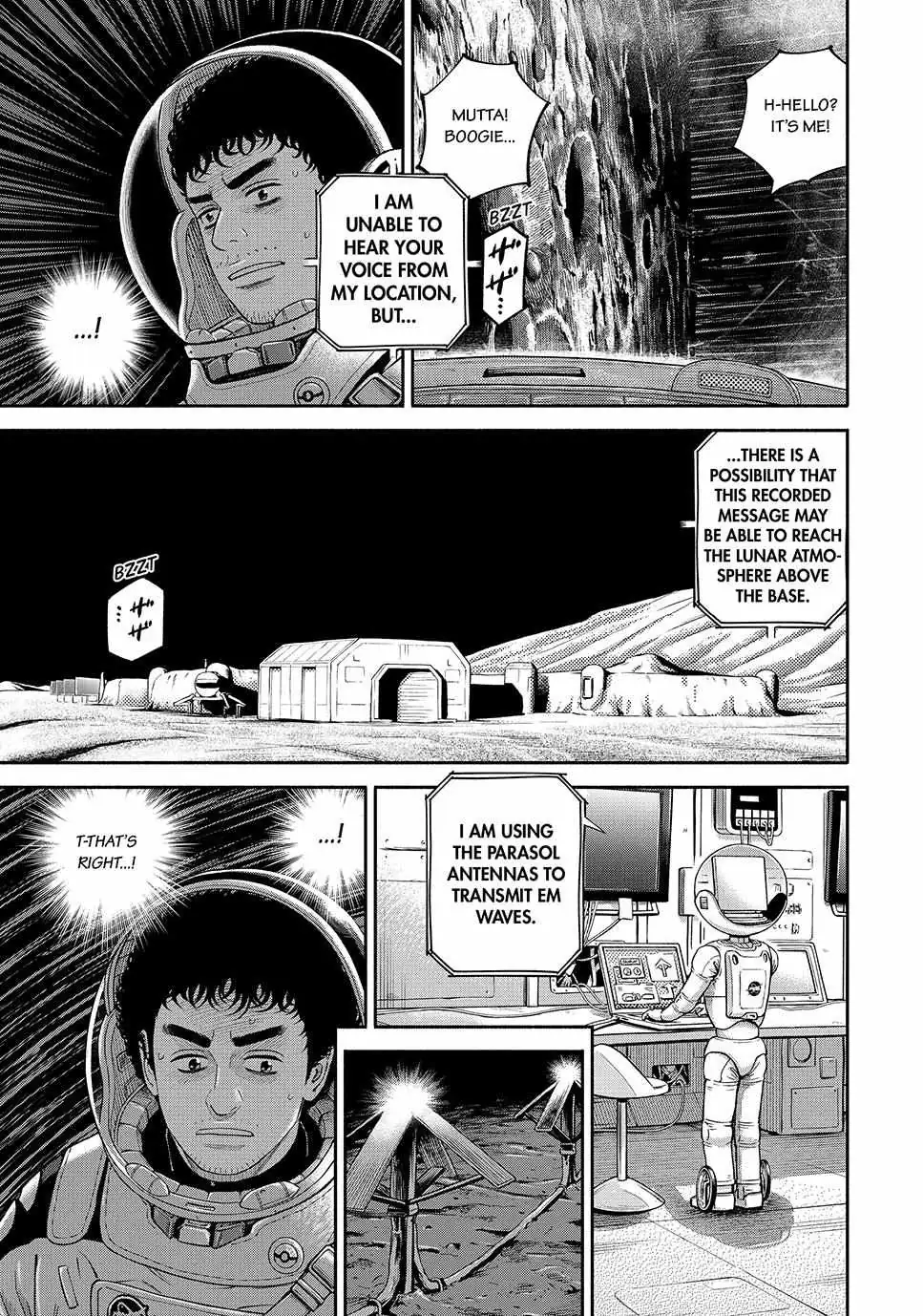 Uchuu Kyoudai Chapter 416 page 18 - 