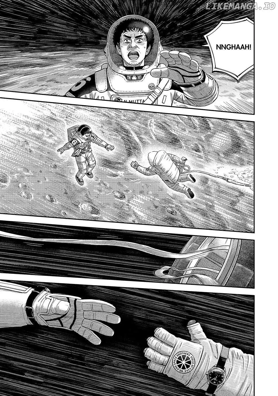 Uchuu Kyoudai Chapter 422 page 17 - 