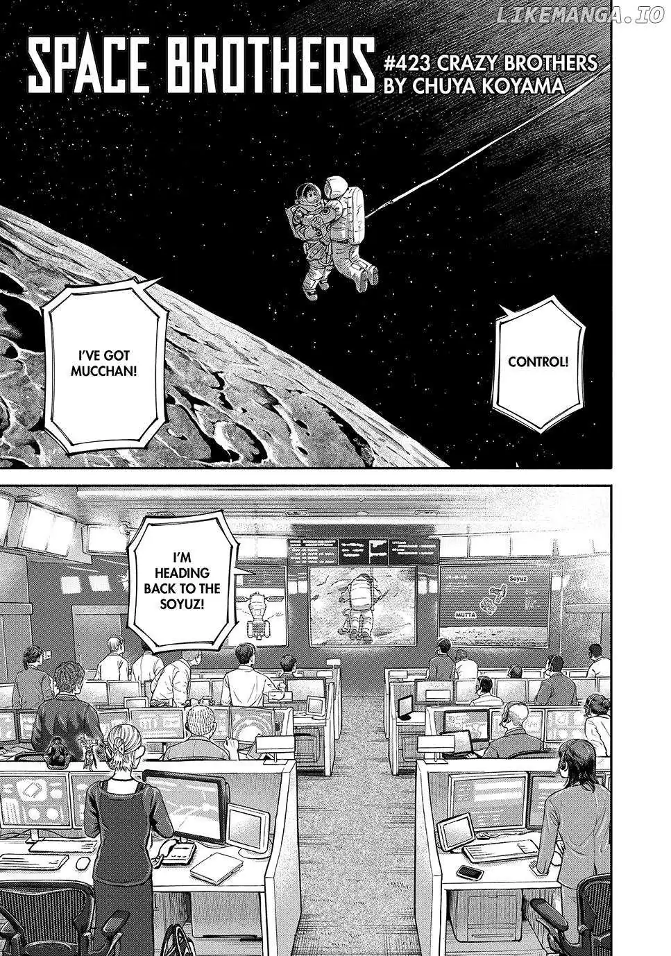Uchuu Kyoudai Chapter 423 page 3 - 