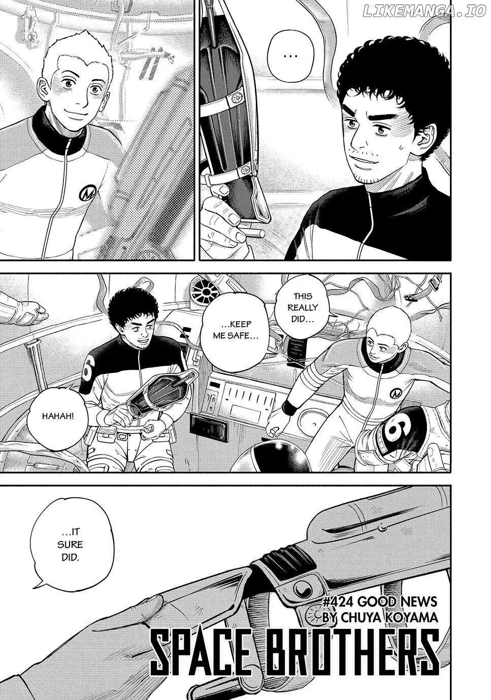 Uchuu Kyoudai Chapter 424 page 9 - 
