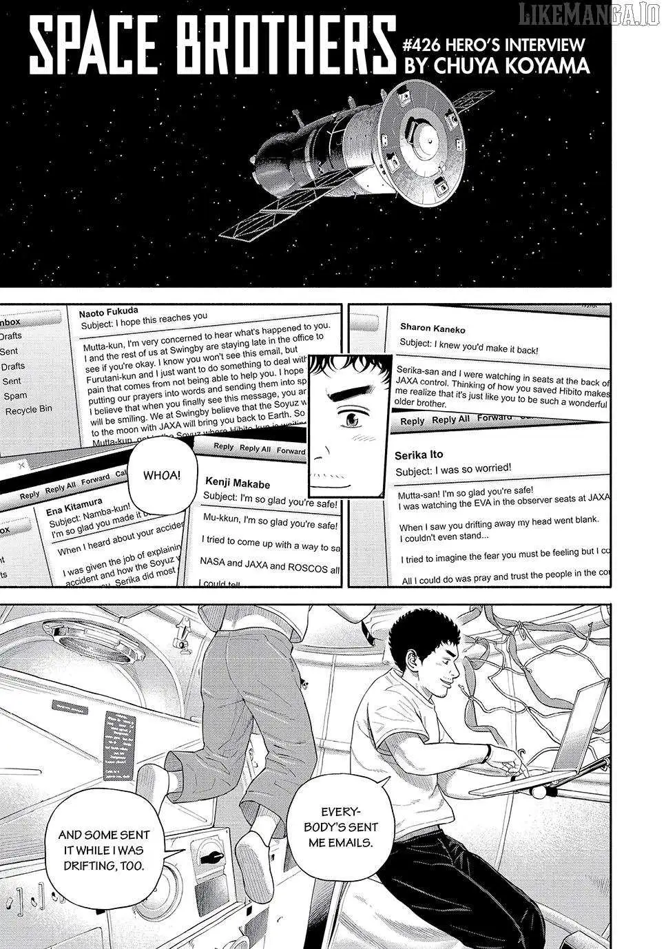 Uchuu Kyoudai Chapter 426 page 1 - 
