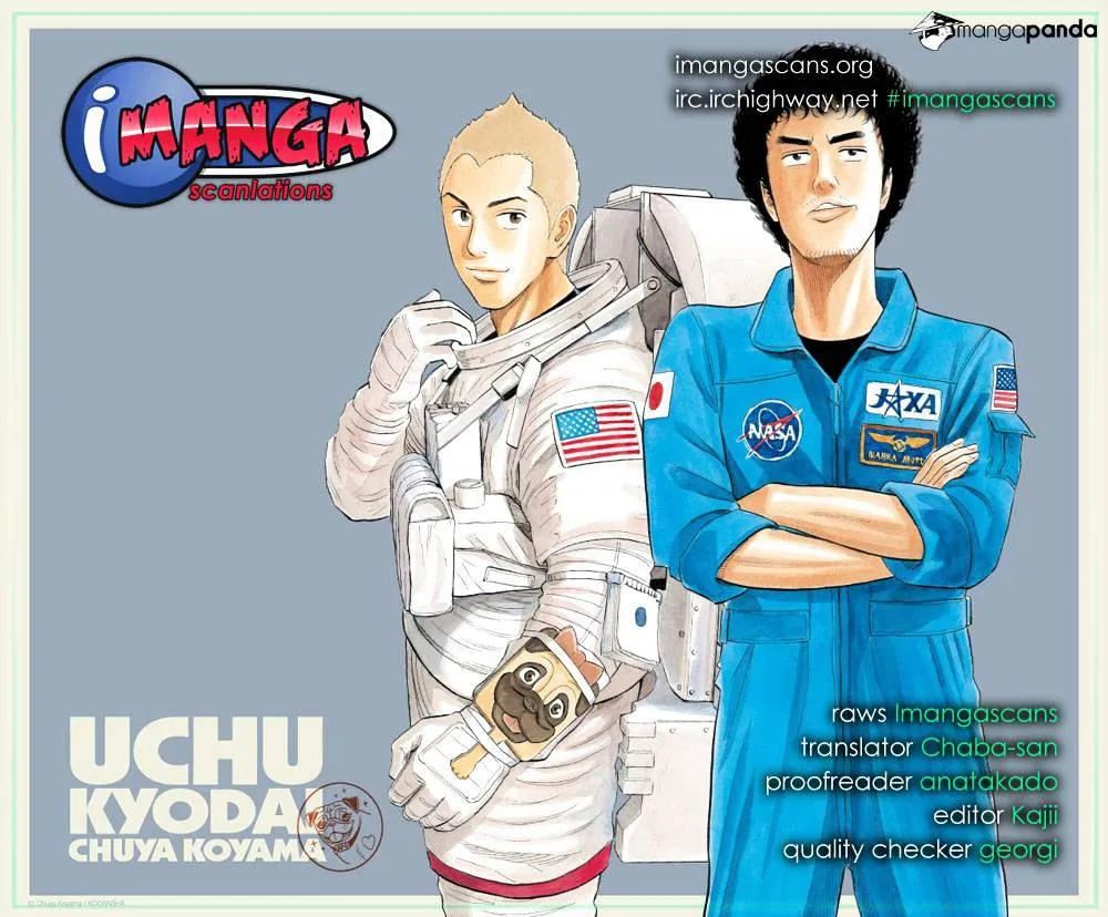 Uchuu Kyoudai Chapter 46 page 1 - 