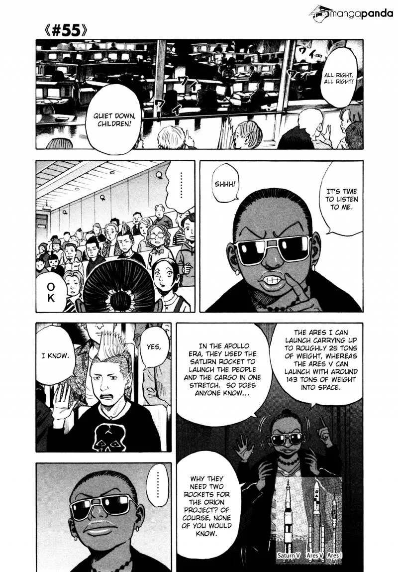 Uchuu Kyoudai Chapter 55 page 2 - 