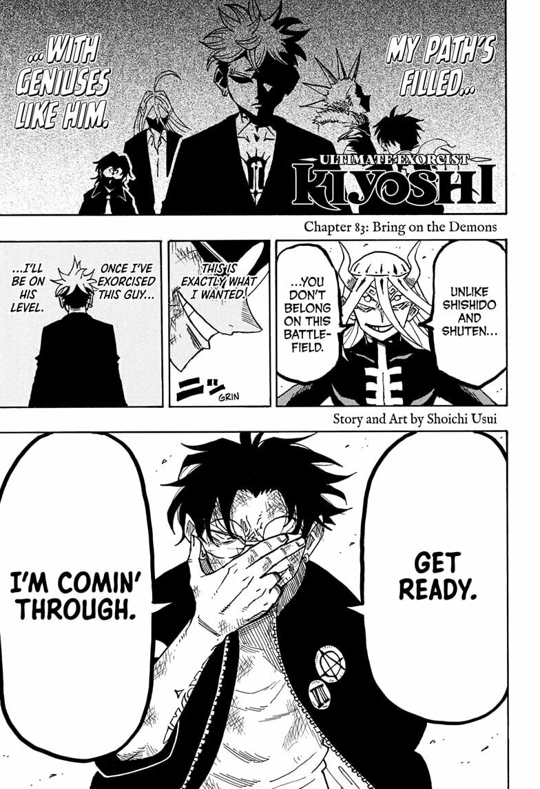 Ultimate Exorcist Kiyoshi Chapter 83 page 1 - 