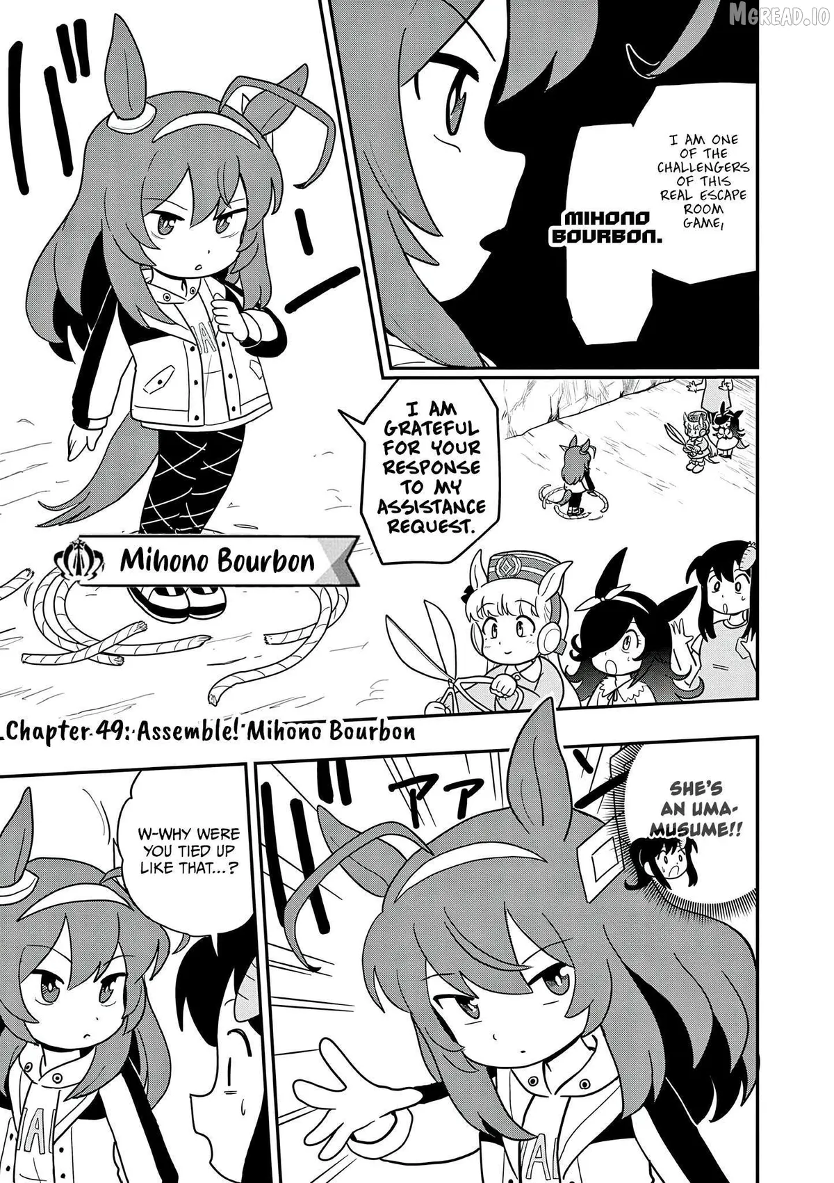 Uma Musume Pretty Derby PisuPisu☆SupiSupi Golshi-chan Chapter 49 page 1 - 