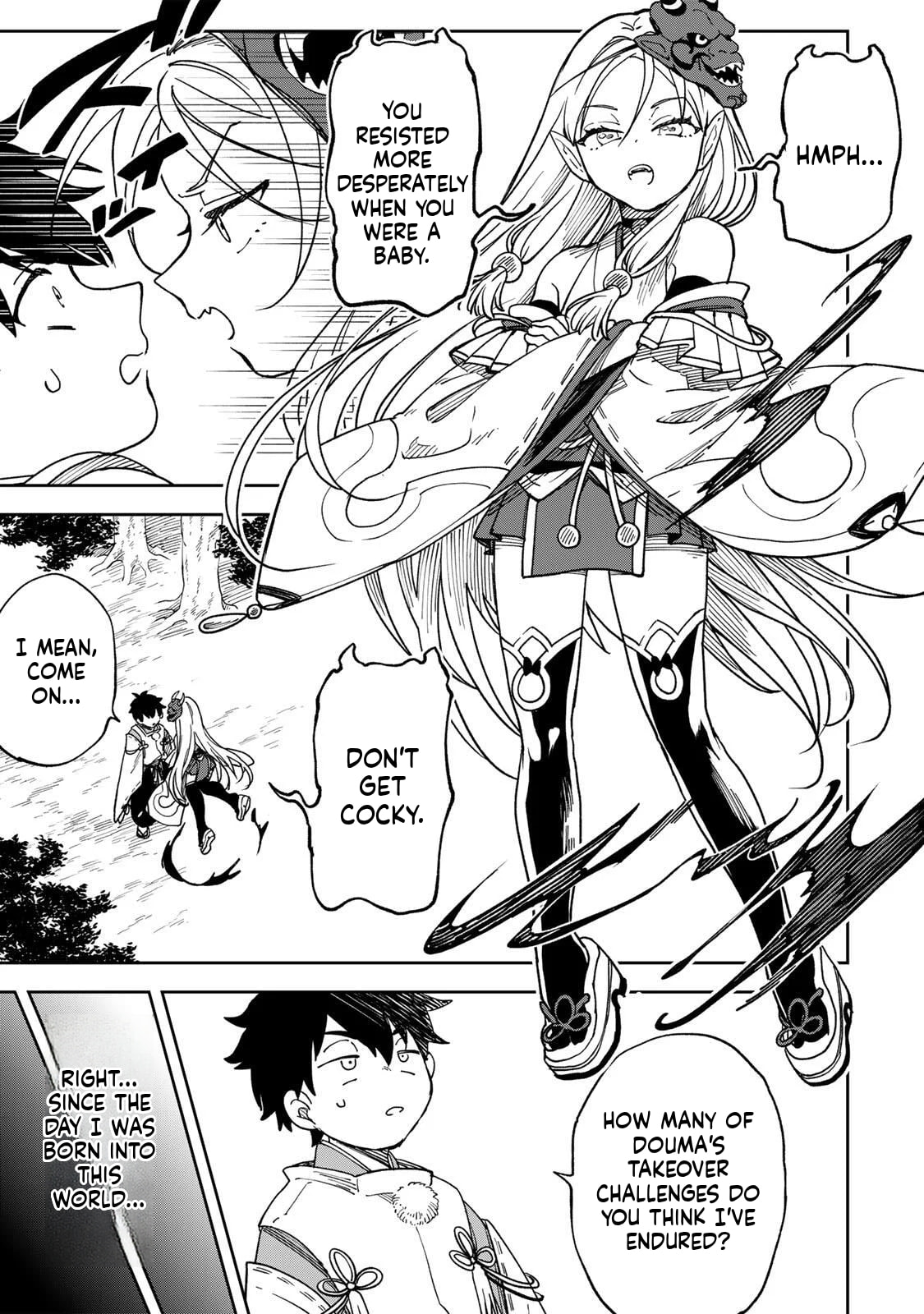 Umareta Chokugo Kara Saikyou Akuryou to Nounai Batoru Shitetara Maryokuryou ga Sokutei Kanouiki wo Koetemashita ~Akutsuki no Ko no Kenkyo na Hadou~ Chapter 1 page 40 - 