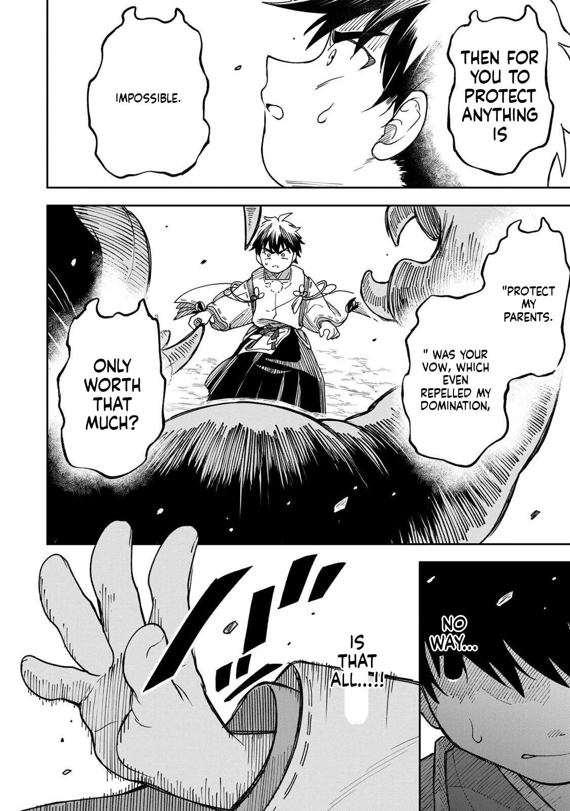 Umareta Chokugo Kara Saikyou Akuryou to Nounai Batoru Shitetara Maryokuryou ga Sokutei Kanouiki wo Koetemashita ~Akutsuki no Ko no Kenkyo na Hadou~ Chapter 1 page 61 - 