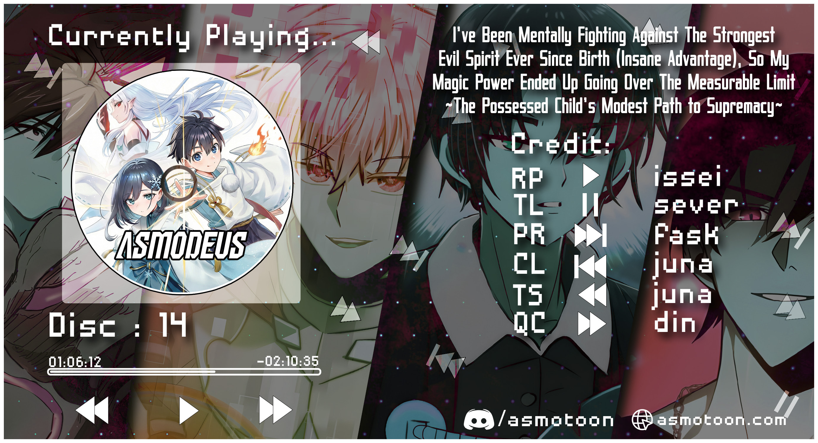 Umareta Chokugo Kara Saikyou Akuryou to Nounai Batoru Shitetara Maryokuryou ga Sokutei Kanouiki wo Koetemashita ~Akutsuki no Ko no Kenkyo na Hadou~ Chapter 14 page 1 - 