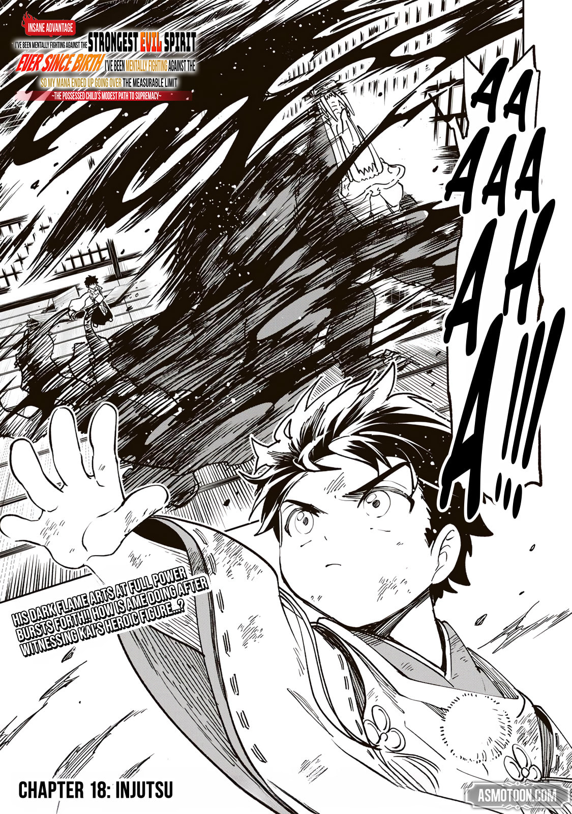 Umareta Chokugo Kara Saikyou Akuryou to Nounai Batoru Shitetara Maryokuryou ga Sokutei Kanouiki wo Koetemashita ~Akutsuki no Ko no Kenkyo na Hadou~ Chapter 18 page 2 - 