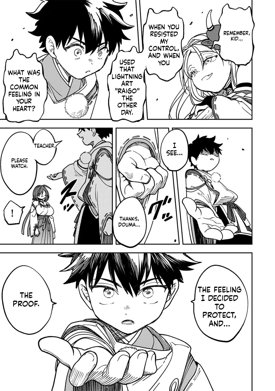 Umareta Chokugo Kara Saikyou Akuryou to Nounai Batoru Shitetara Maryokuryou ga Sokutei Kanouiki wo Koetemashita ~Akutsuki no Ko no Kenkyo na Hadou~ Chapter 2 page 36 - 