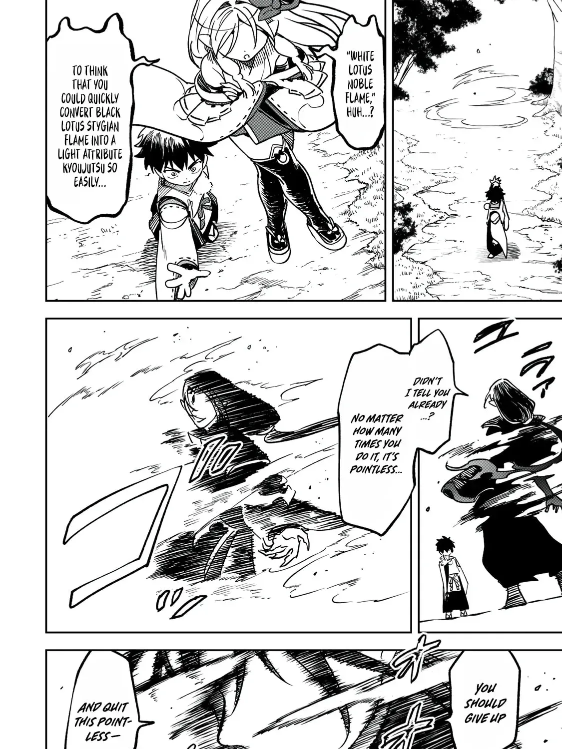 Umareta Chokugo Kara Saikyou Akuryou to Nounai Batoru Shitetara Maryokuryou ga Sokutei Kanouiki wo Koetemashita ~Akutsuki no Ko no Kenkyo na Hadou~ Chapter 24 page 32 - 