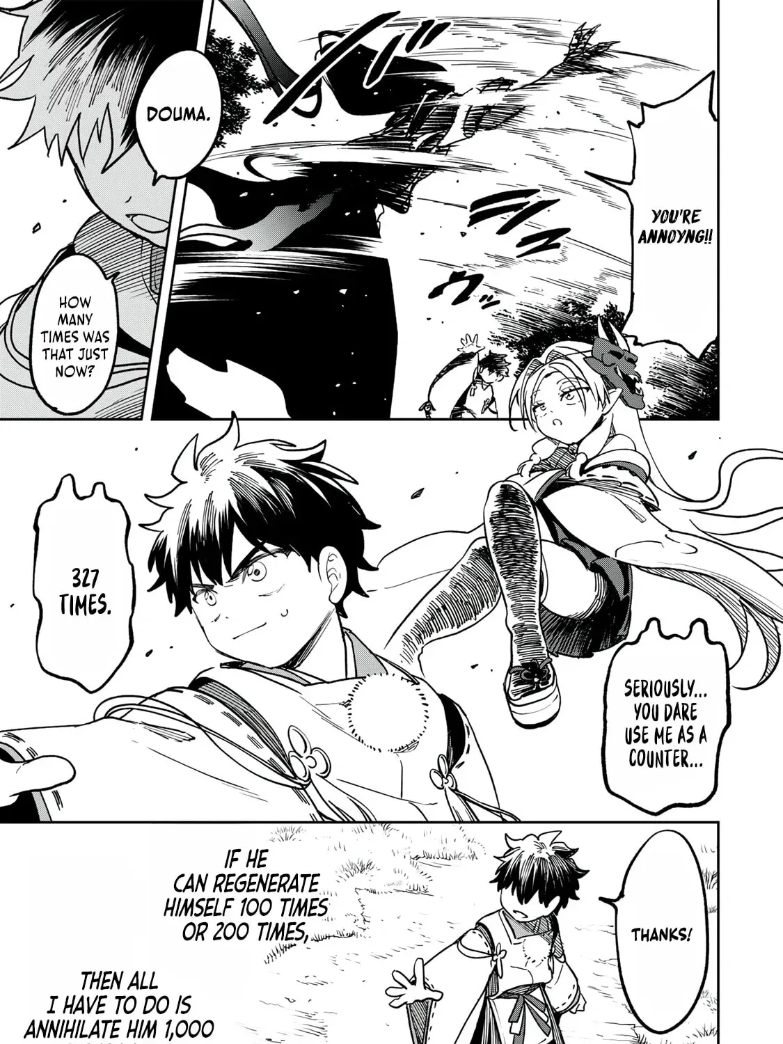 Umareta Chokugo Kara Saikyou Akuryou to Nounai Batoru Shitetara Maryokuryou ga Sokutei Kanouiki wo Koetemashita ~Akutsuki no Ko no Kenkyo na Hadou~ Chapter 24 page 34 - 