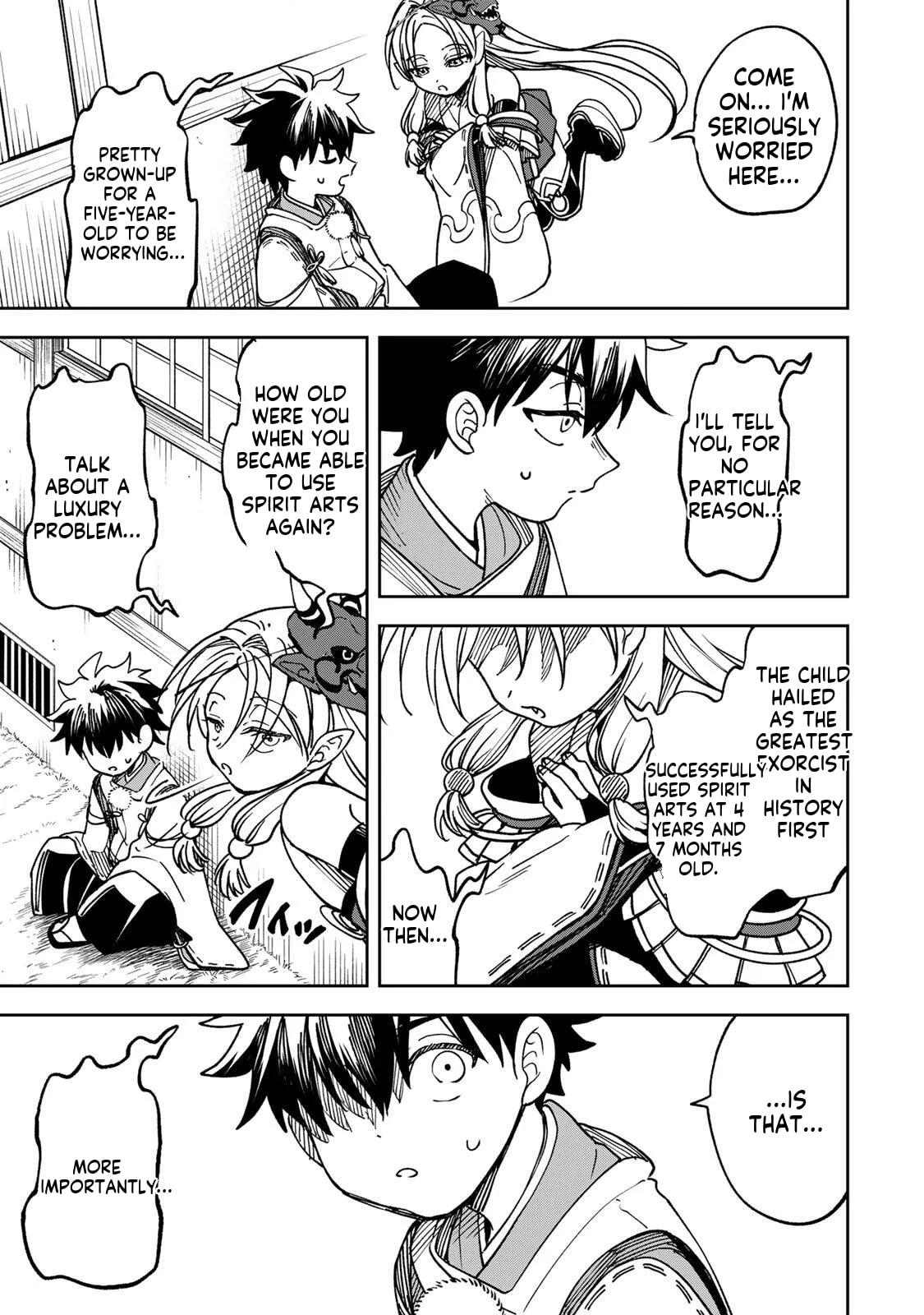 Umareta Chokugo Kara Saikyou Akuryou to Nounai Batoru Shitetara Maryokuryou ga Sokutei Kanouiki wo Koetemashita ~Akutsuki no Ko no Kenkyo na Hadou~ Chapter 3 page 8 - 