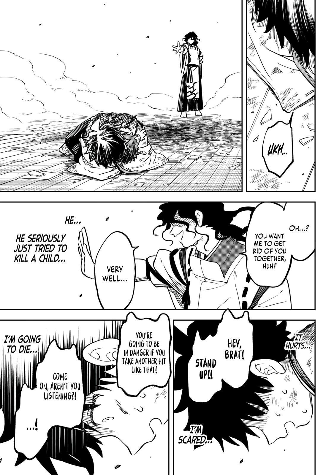 Umareta Chokugo Kara Saikyou Akuryou to Nounai Batoru Shitetara Maryokuryou ga Sokutei Kanouiki wo Koetemashita ~Akutsuki no Ko no Kenkyo na Hadou~ Chapter 4 page 13 - 