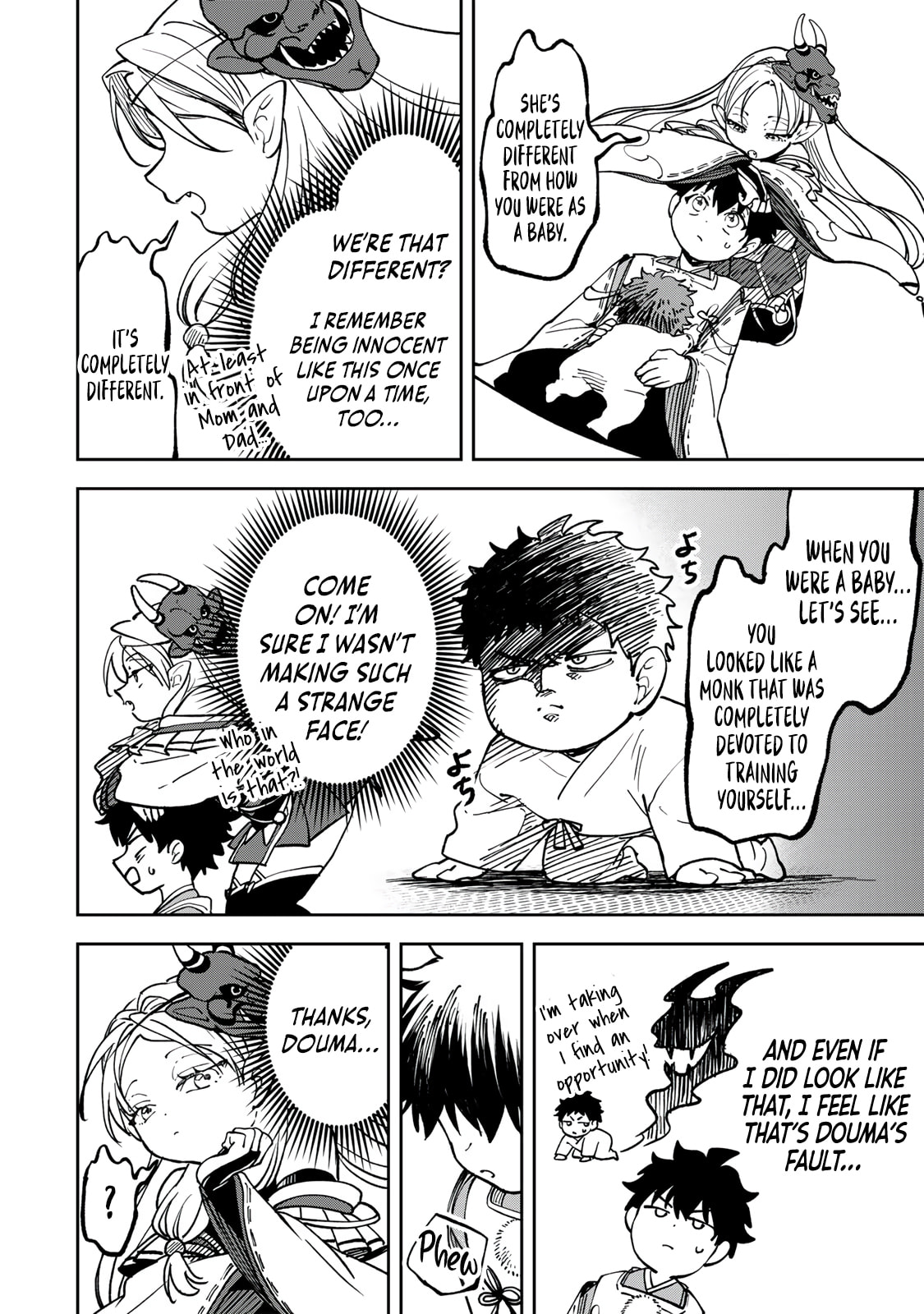 Umareta Chokugo Kara Saikyou Akuryou to Nounai Batoru Shitetara Maryokuryou ga Sokutei Kanouiki wo Koetemashita ~Akutsuki no Ko no Kenkyo na Hadou~ Chapter 4 page 3 - 