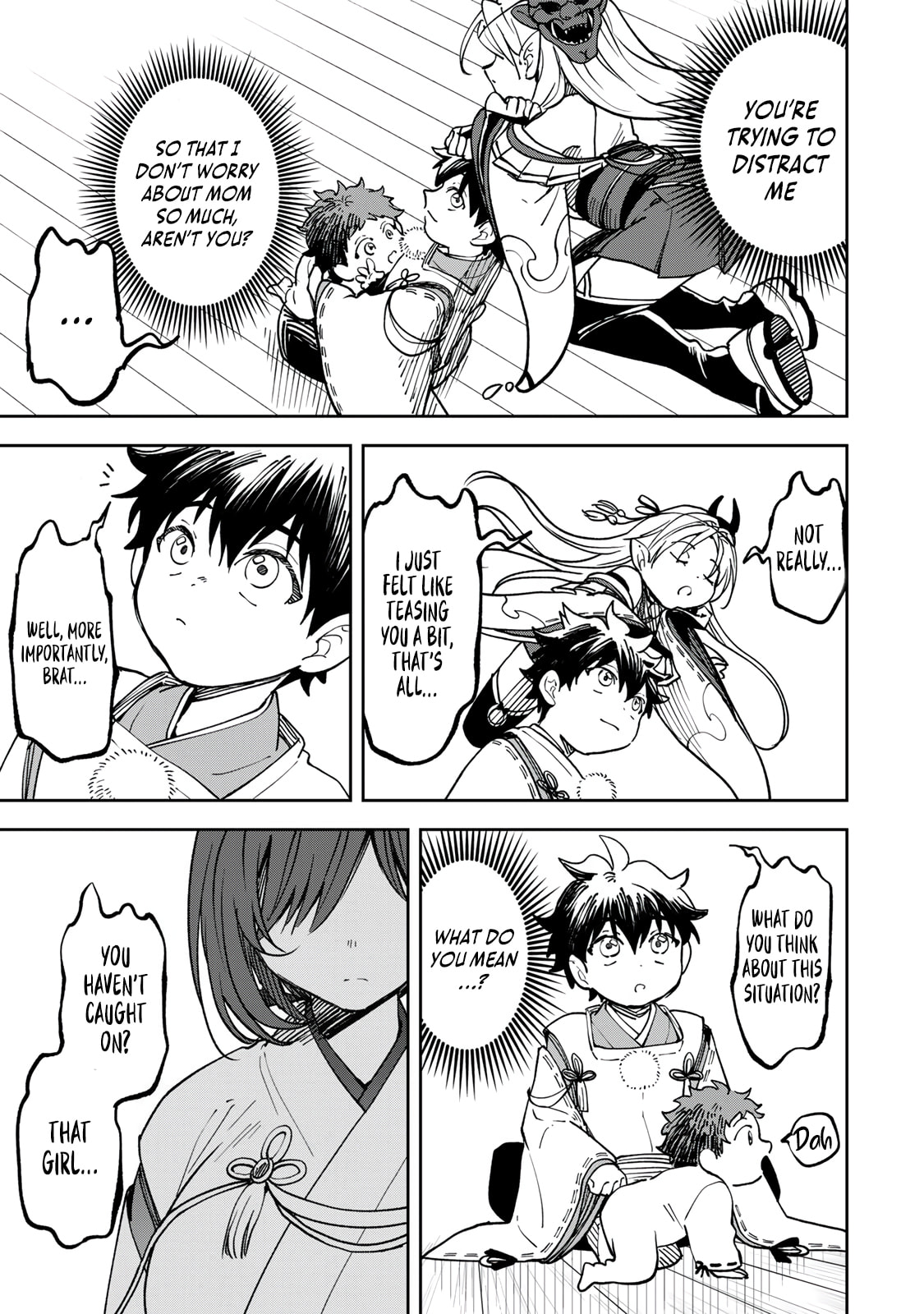 Umareta Chokugo Kara Saikyou Akuryou to Nounai Batoru Shitetara Maryokuryou ga Sokutei Kanouiki wo Koetemashita ~Akutsuki no Ko no Kenkyo na Hadou~ Chapter 4 page 4 - 