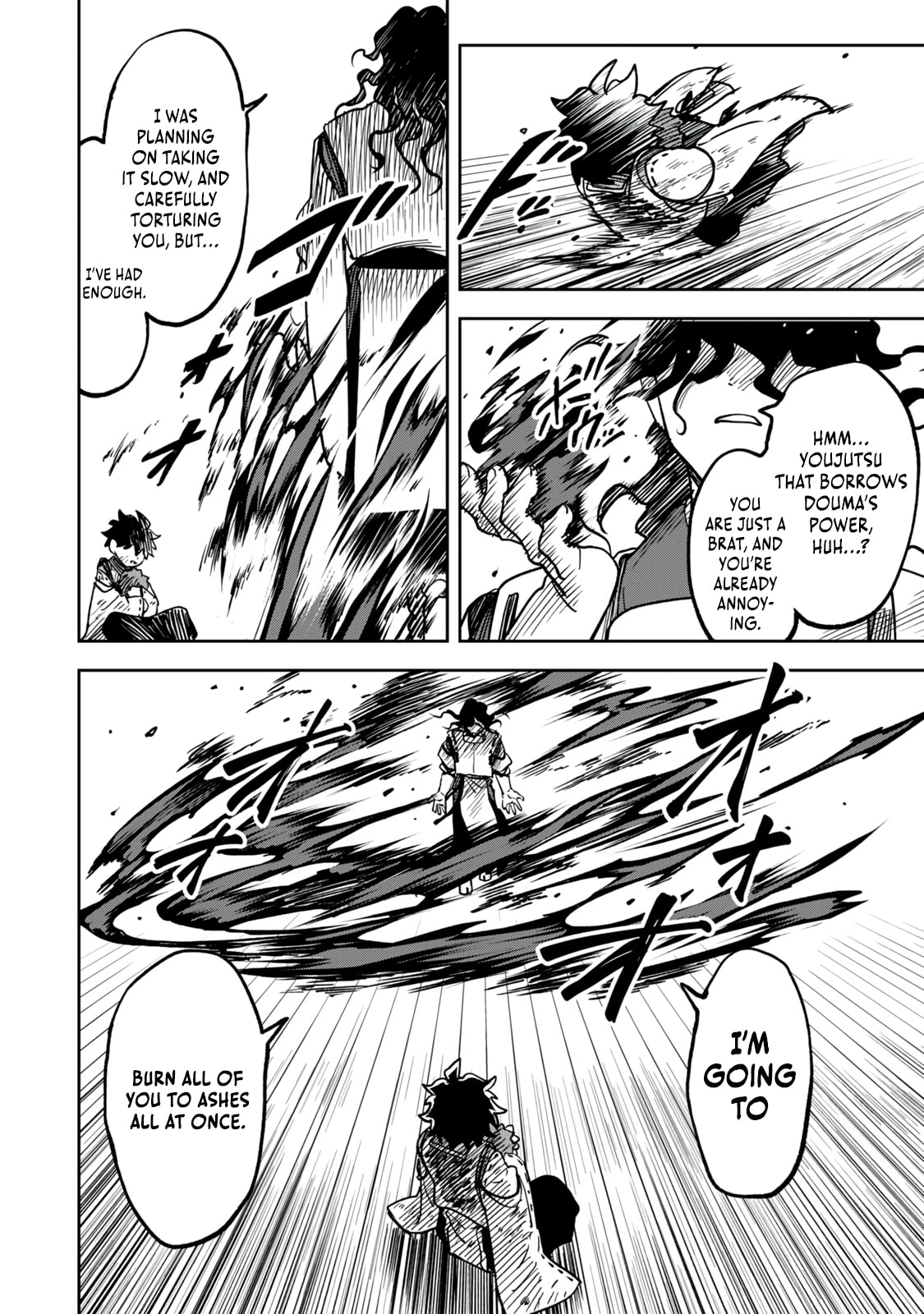 Umareta Chokugo Kara Saikyou Akuryou to Nounai Batoru Shitetara Maryokuryou ga Sokutei Kanouiki wo Koetemashita ~Akutsuki no Ko no Kenkyo na Hadou~ Chapter 5 page 13 - 