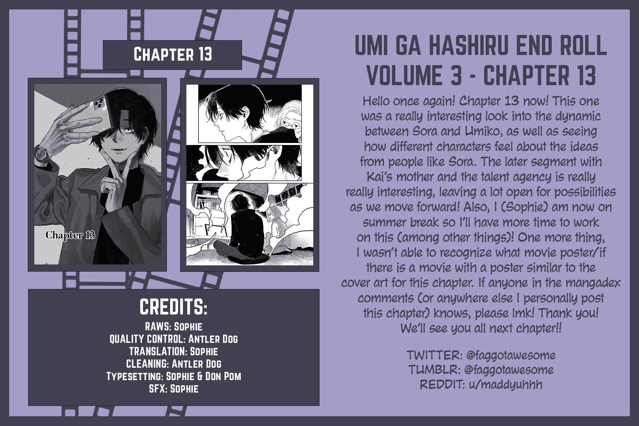 Umi ga Hashiru End Roll Chapter 13 page 57 - 