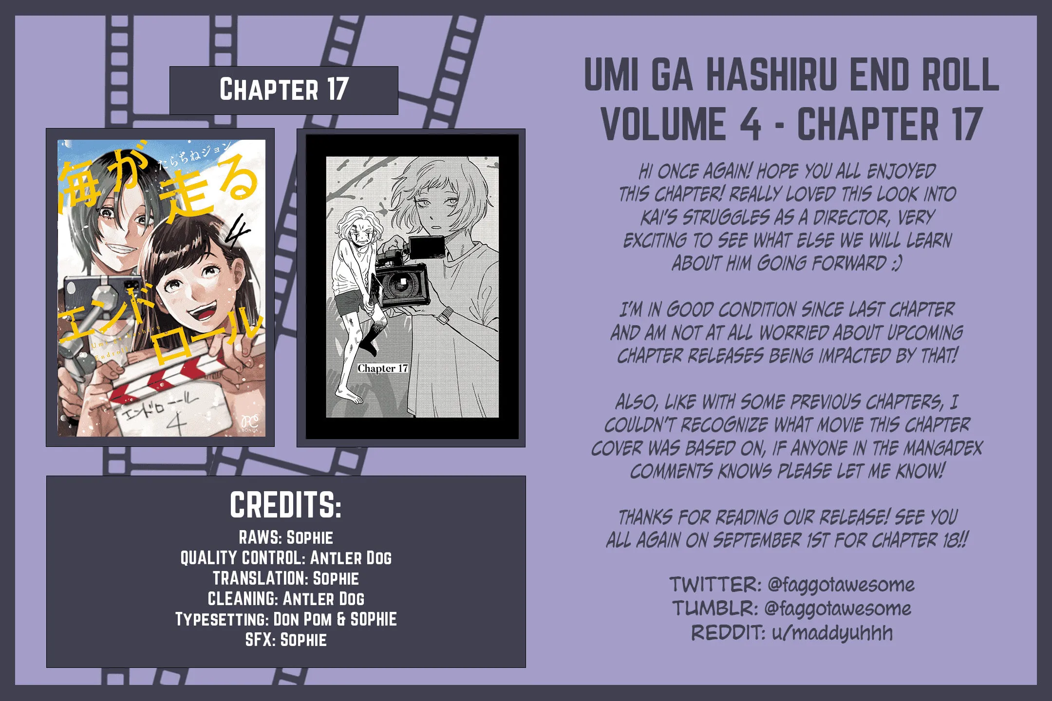 Umi ga Hashiru End Roll Chapter 17 page 61 - 