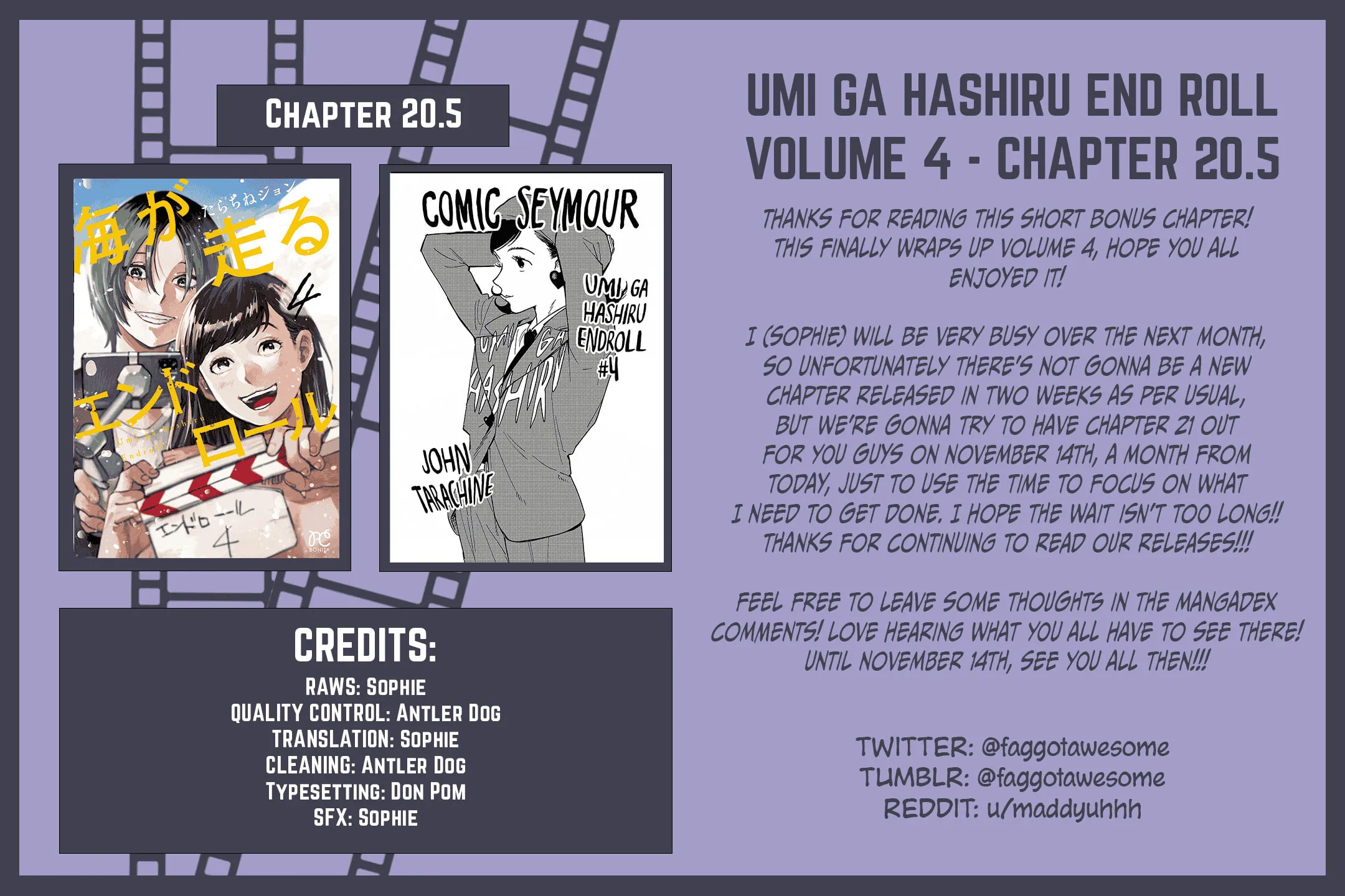 Umi ga Hashiru End Roll Chapter 20.5 page 27 - 