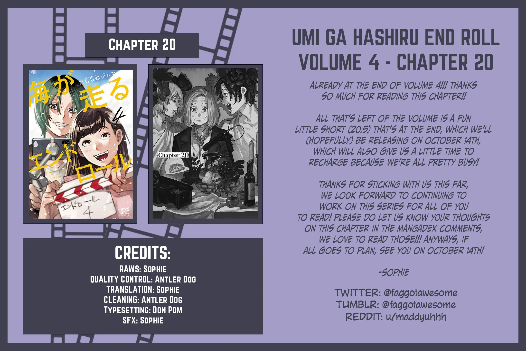 Umi ga Hashiru End Roll Chapter 20 page 57 - 