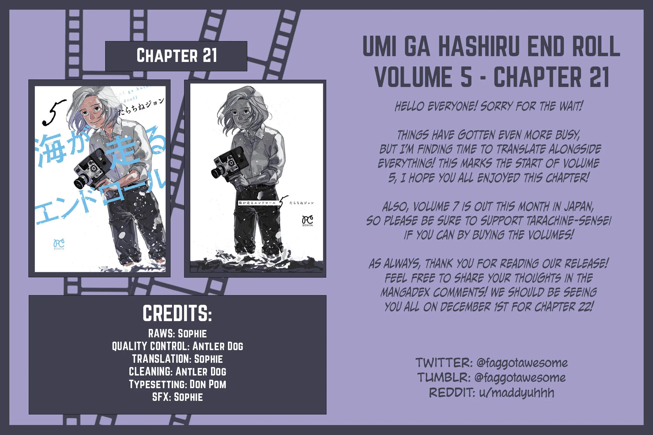 Umi ga Hashiru End Roll Chapter 21 page 59 - 