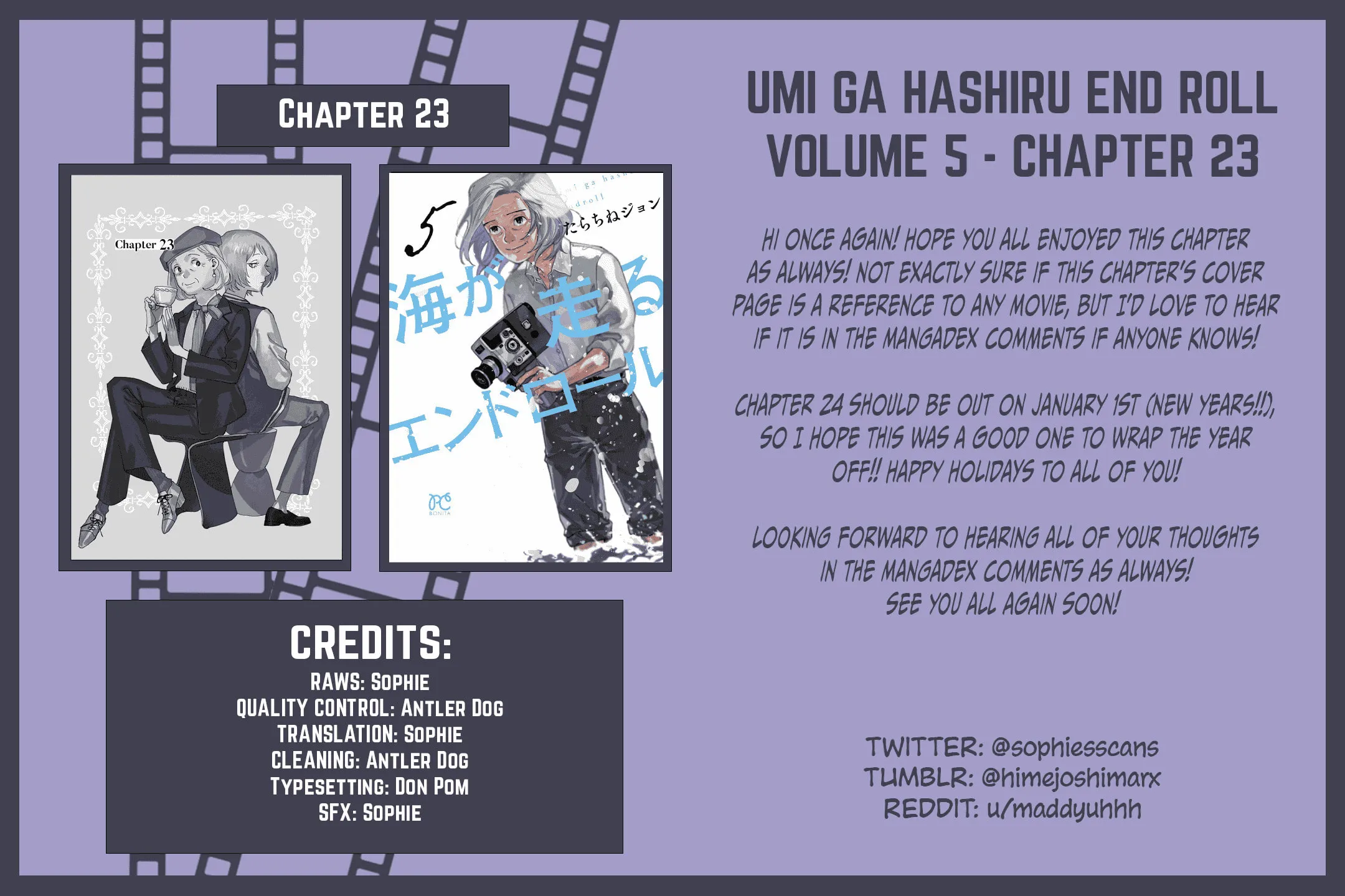Umi ga Hashiru End Roll Chapter 23 page 57 - 