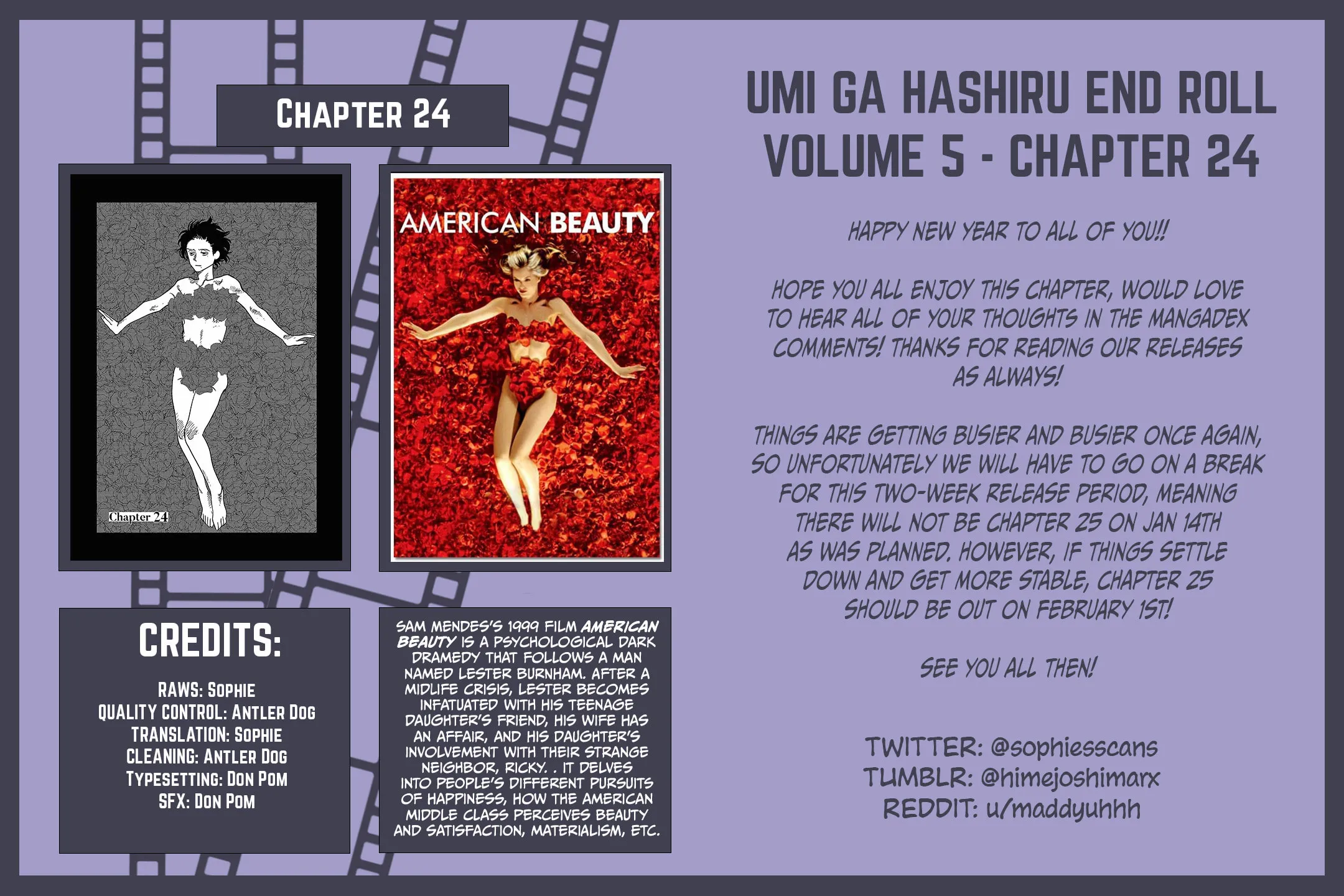 Umi ga Hashiru End Roll Chapter 24 page 57 - 