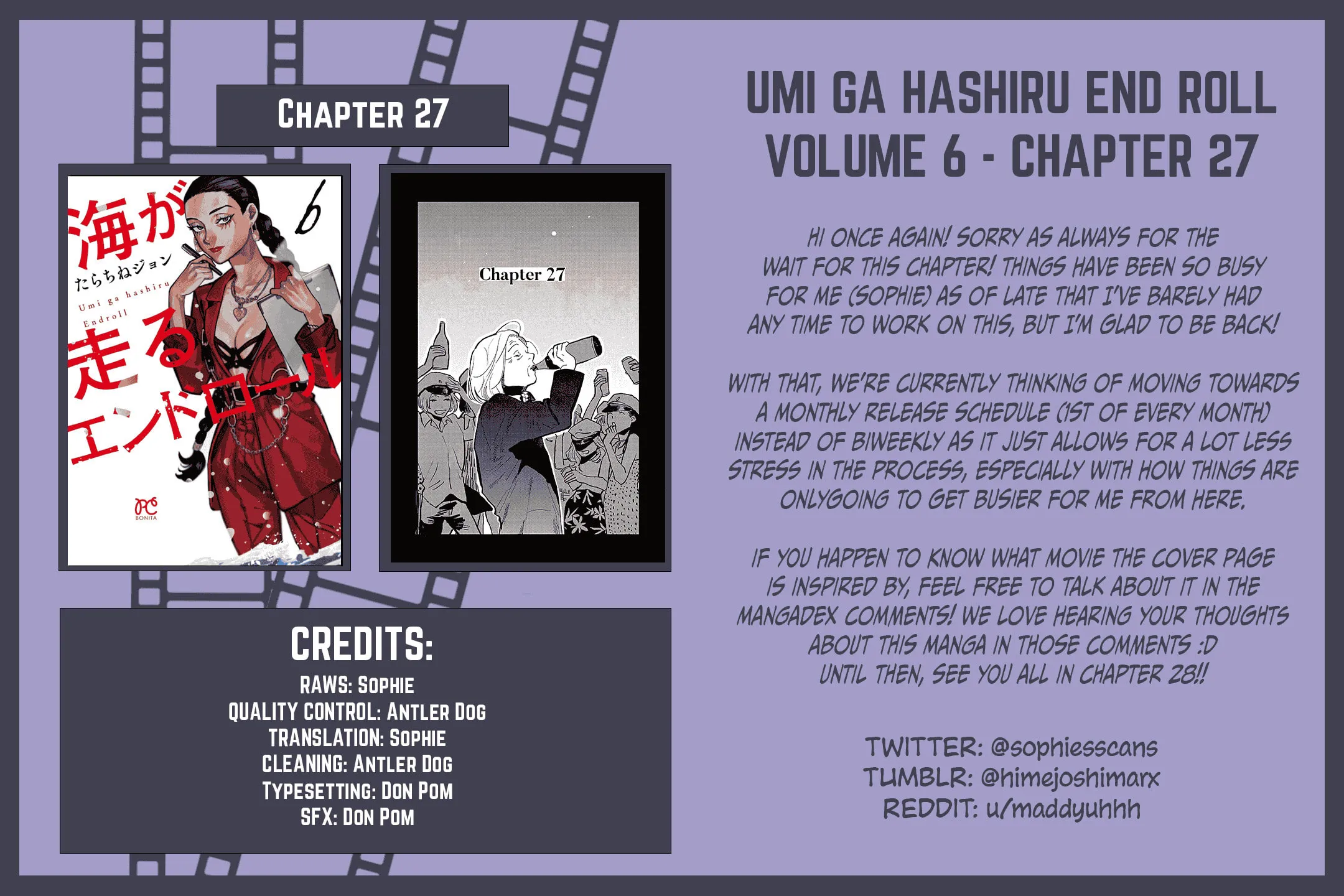 Umi ga Hashiru End Roll Chapter 27 page 61 - 