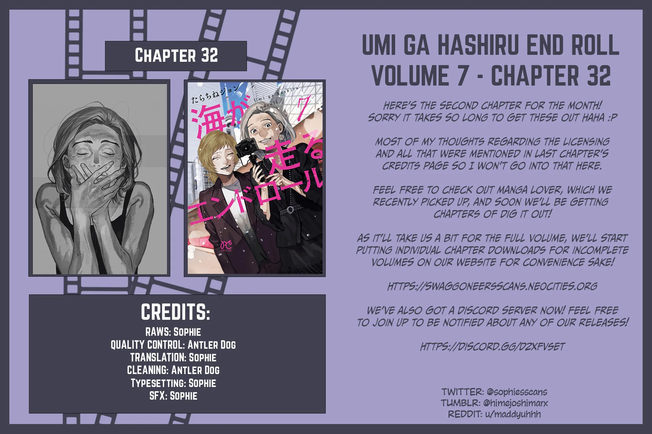 Umi ga Hashiru End Roll Chapter 32 page 62 - 