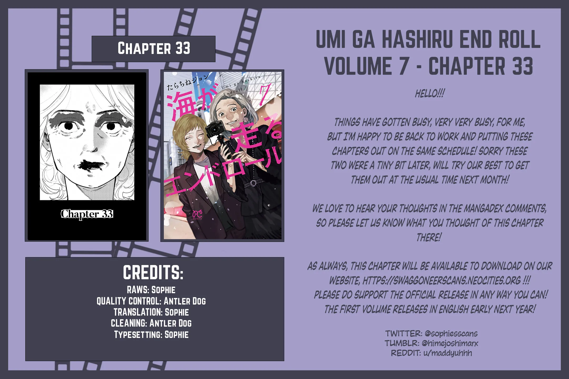 Umi ga Hashiru End Roll Chapter 33 page 57 - 