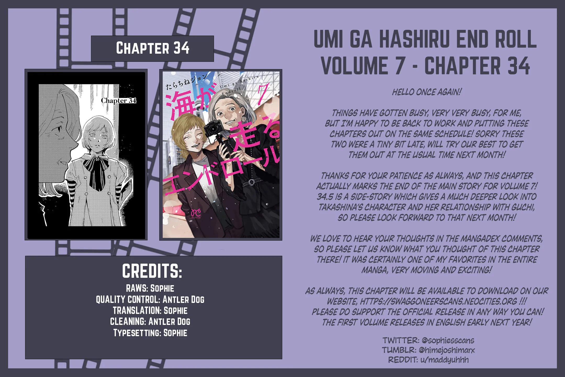 Umi ga Hashiru End Roll Chapter 34 page 65 - 