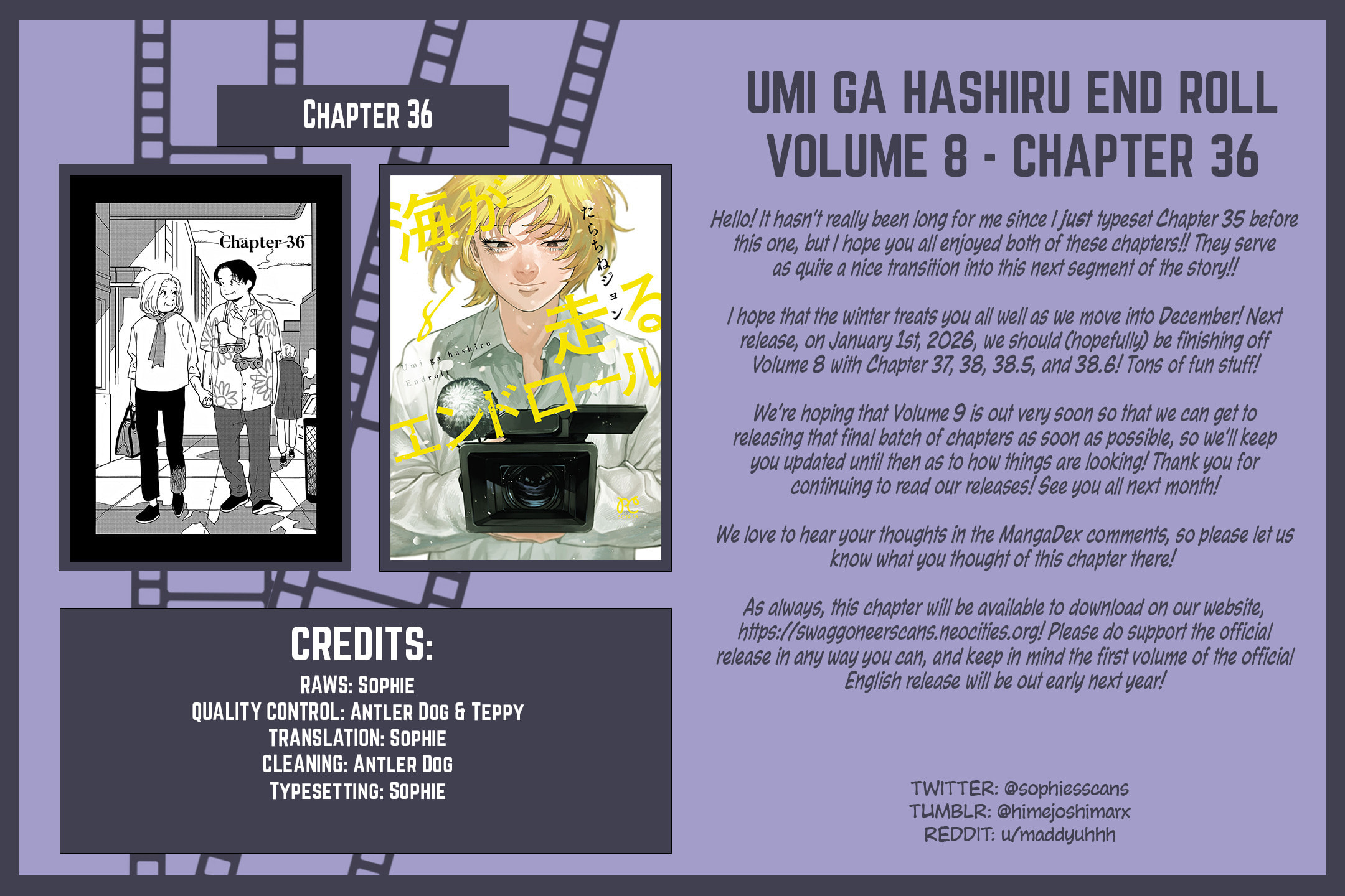 Umi ga Hashiru End Roll Chapter 36 page 29 - 
