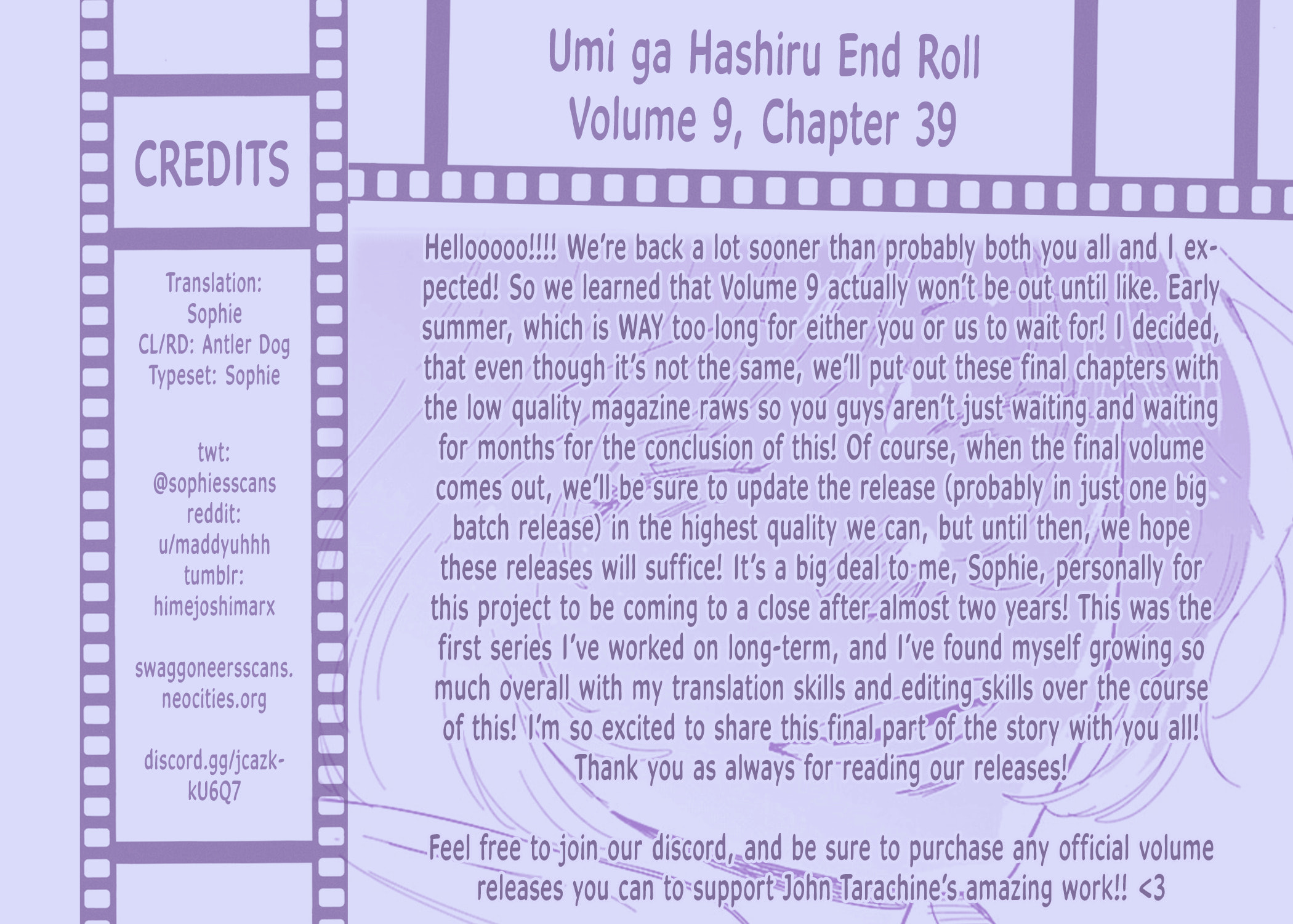Umi ga Hashiru End Roll Chapter 39 page 29 - 