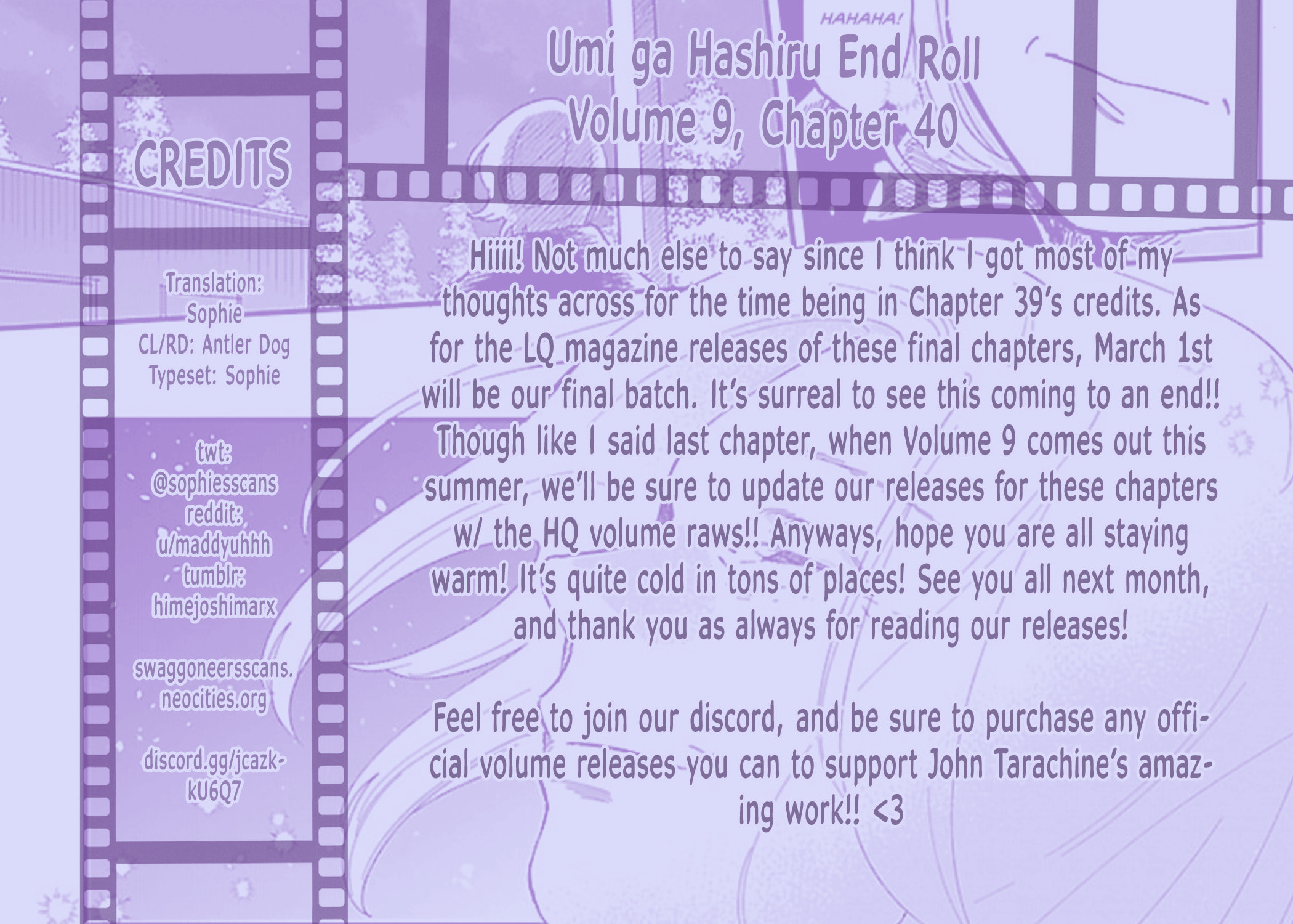 Umi ga Hashiru End Roll Chapter 40 page 29 - 