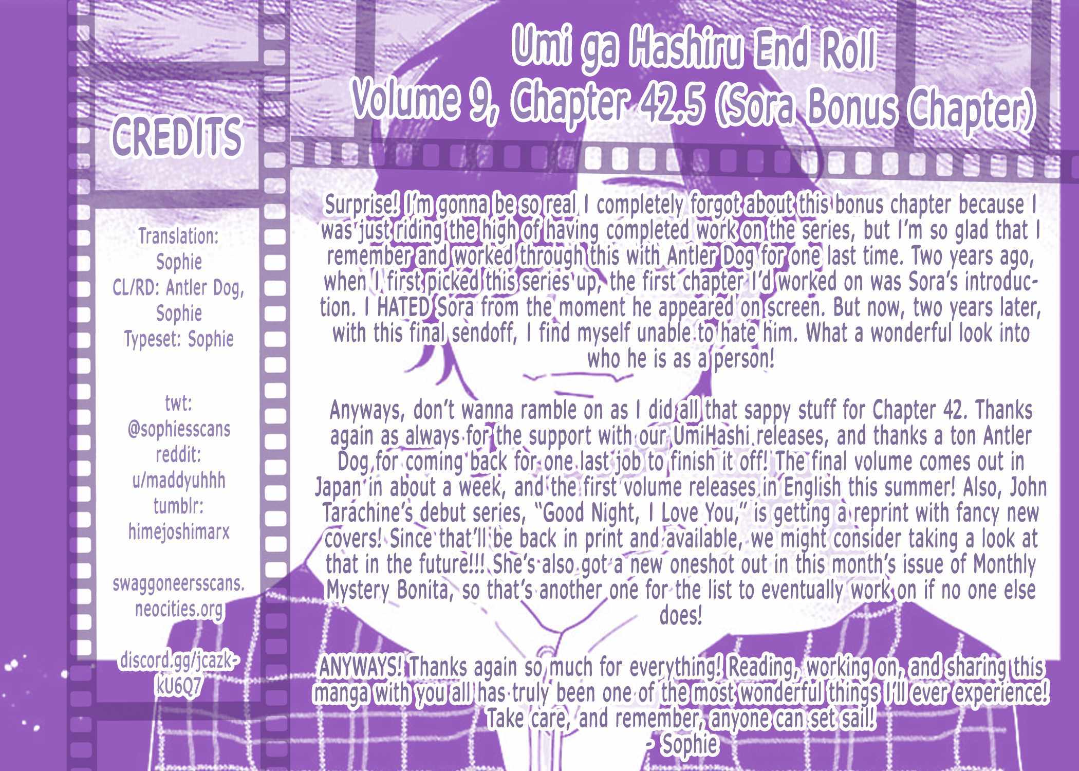 Umi ga Hashiru End Roll Chapter 42.1 page 31 - 