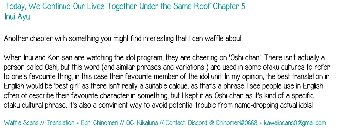 Under One Roof Today Chapter 5 page 4 - 
