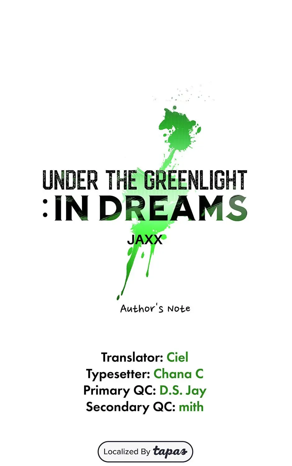 Under the Greenlight Chapter 78.5 page 1 - 